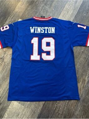 NFL Blue Winston #19 Men's Football Jersey